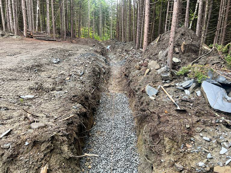 Septic Trench Digging