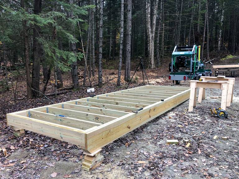Solar Kiln Floor Joists
