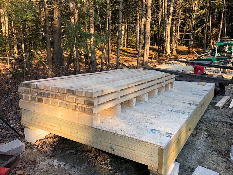 Stack of 2x4s