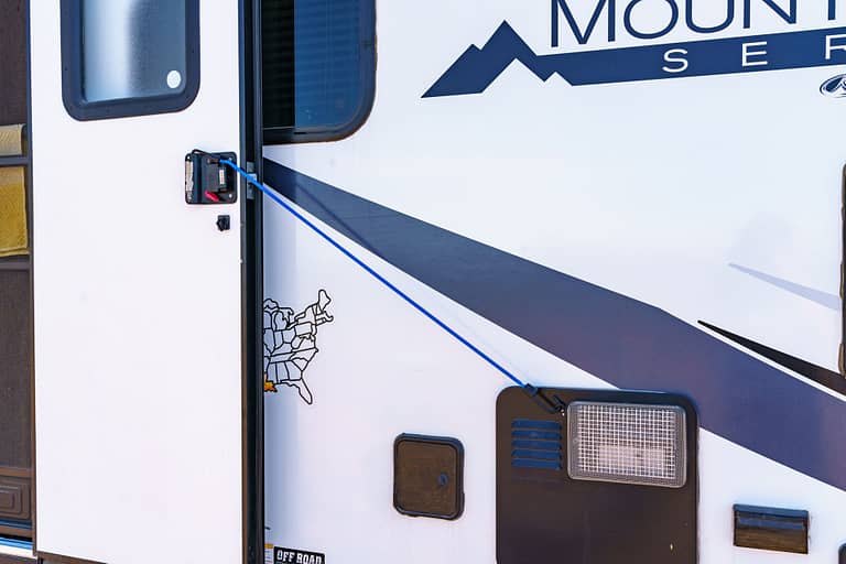 Bungee Cord RV Door