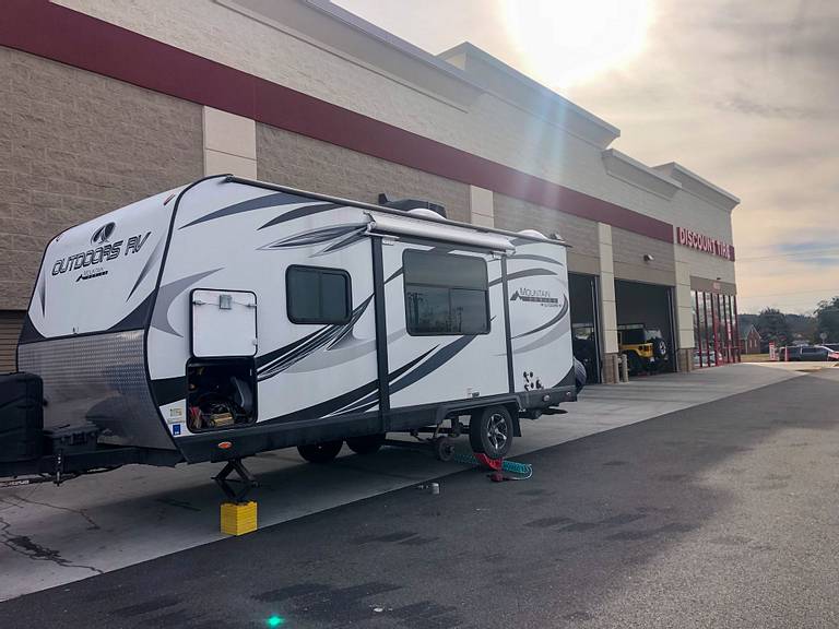 Discount Tire Travel Trailer