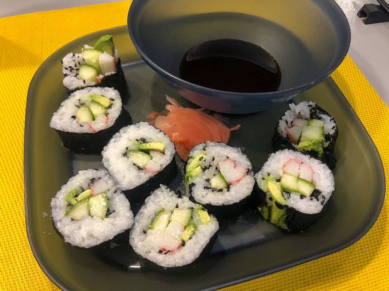 Homemade California Rolls
