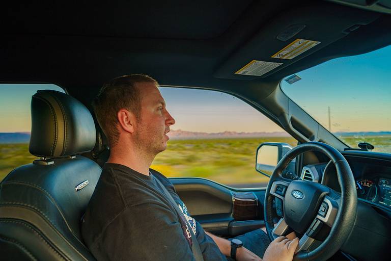 Driving F-150
