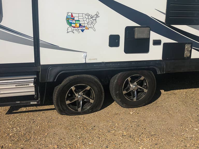 RV Flat Tire