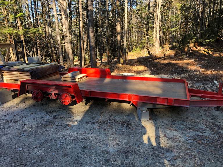 Trailer on Blocks