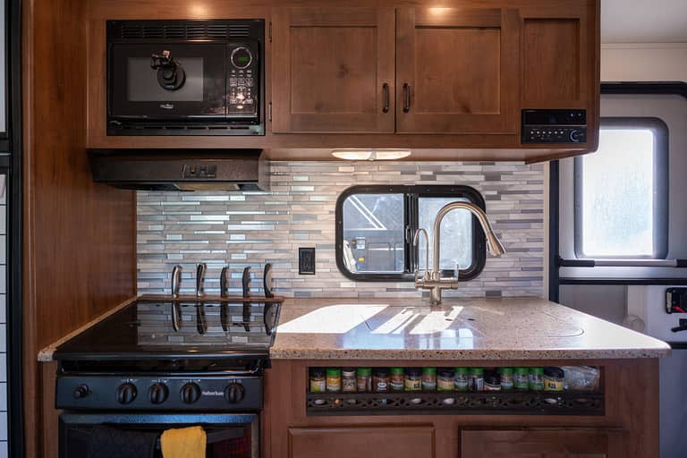RV Kitchen Backsplash
