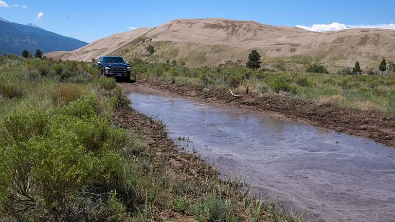 Medano Pass Road Mudpit