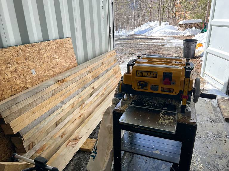 Dewalt Planer on Generator