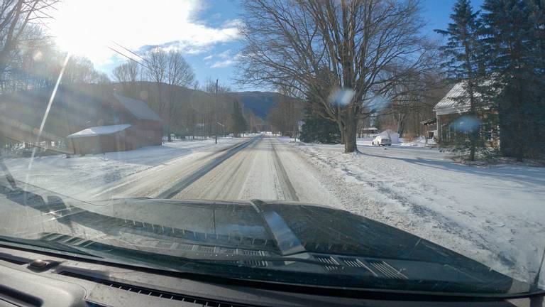 Snowy Vermont Roads