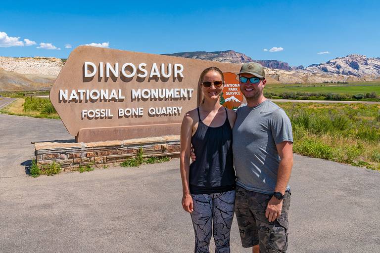 Dinosaur National Monument Entrance Sign