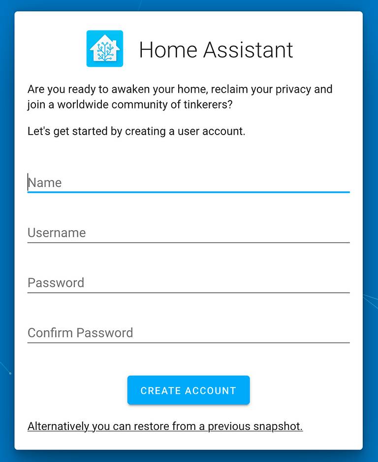 Home Assistant User Accounts