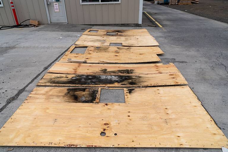 RV Roof Plywood
