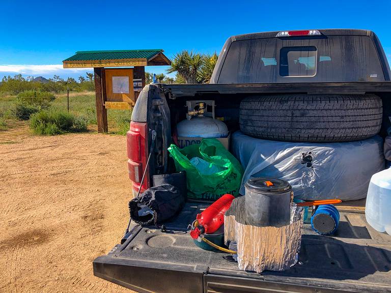Mojave Road Tailgating