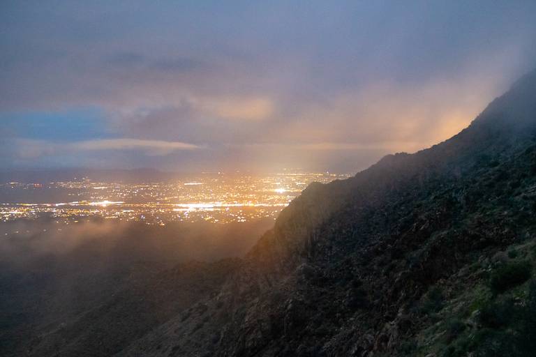 Moonlit Hiking on Wasson Peak
