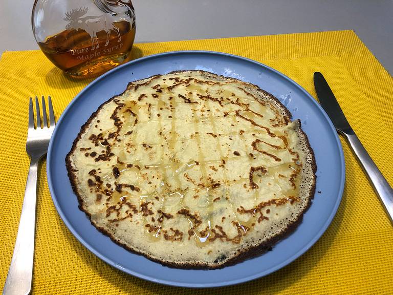 Pancakes and Maple Syrup