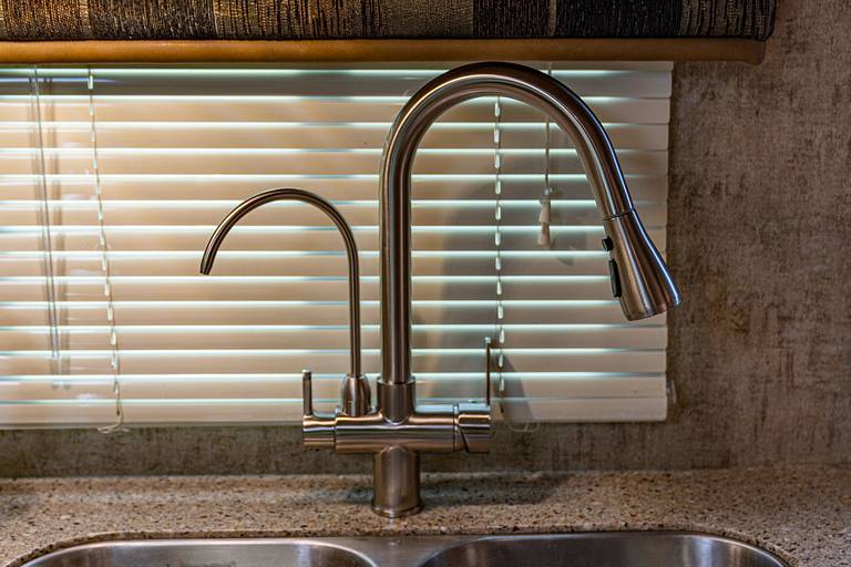 RV Kitchen Faucet Upgrade