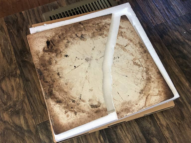 Broken Pizza Stone