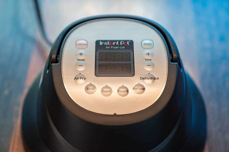 Air Fryer Lid Controls