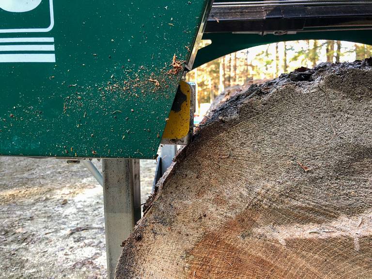 Maximum Log Size on Sawmill