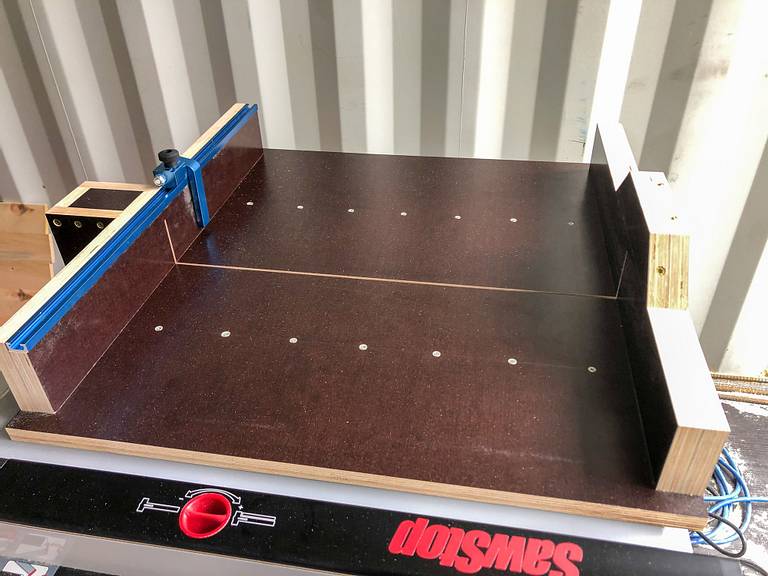 Phenolic Faced Plywood Crosscut Sled