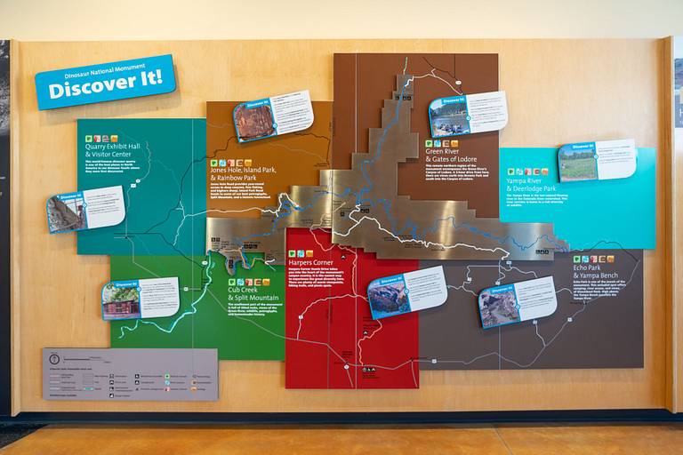 Dinosaur National Monument Map