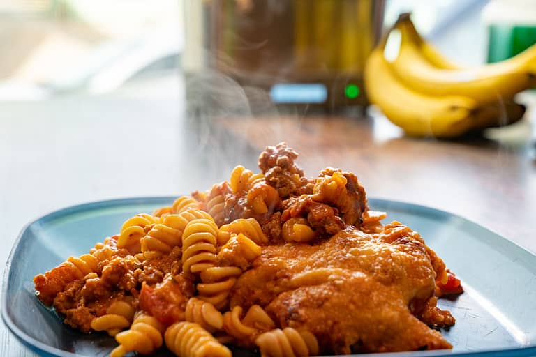 Air Fryer Lid Pasta Bolognese
