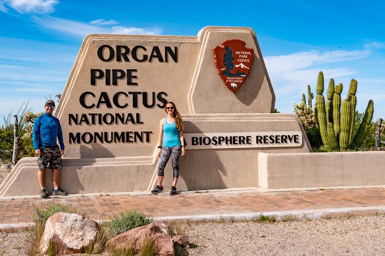 Entrance to Organ Pipe Cactus National Monument