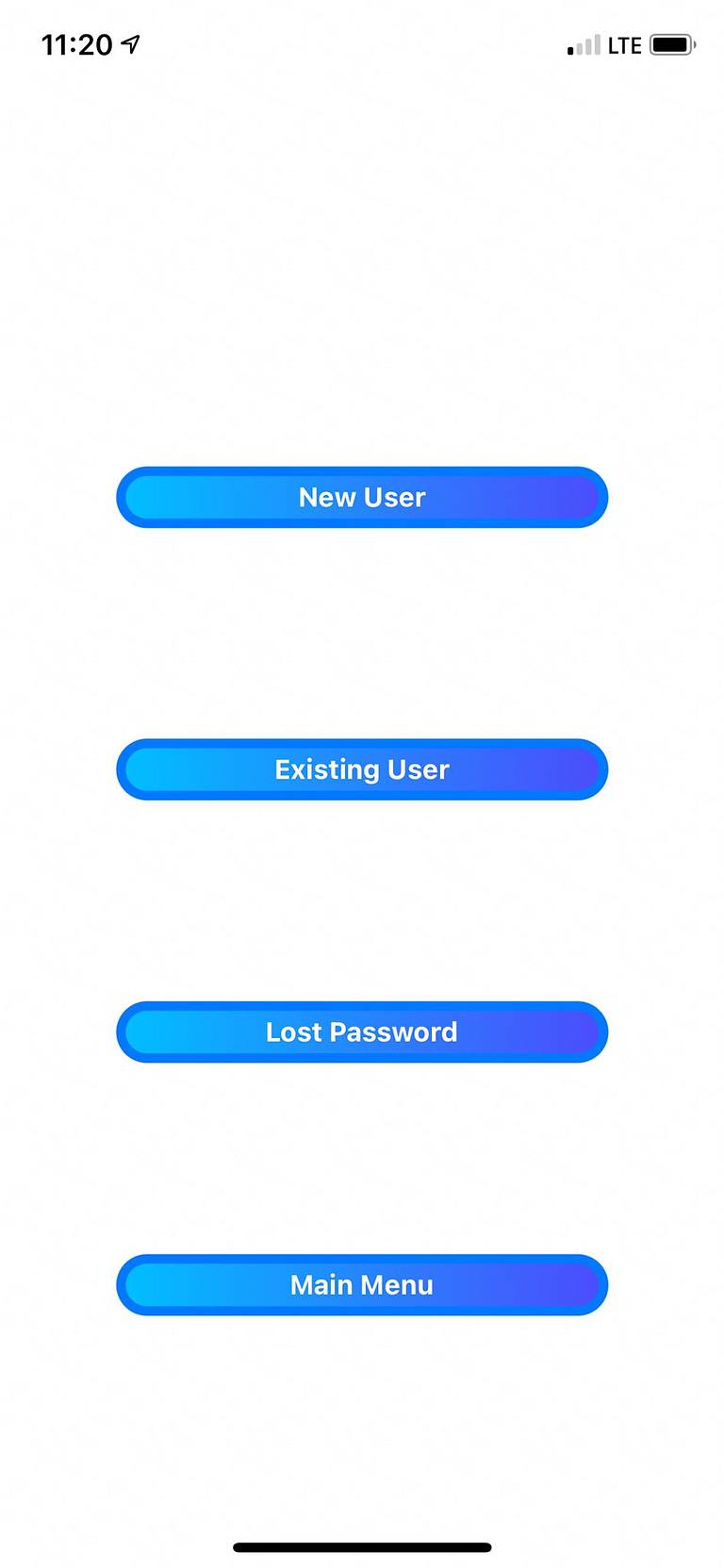 EasyTouch RV Account Menu