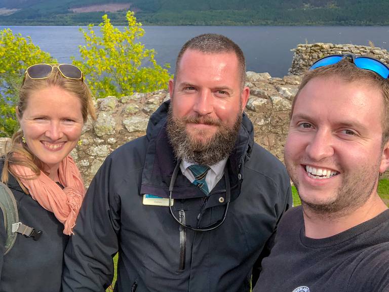 Graham at Urquhart Castle