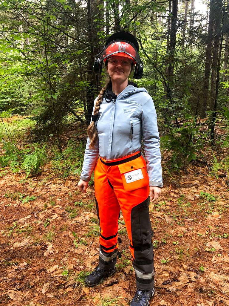 Forestry Helmet and Chainsaw Chaps