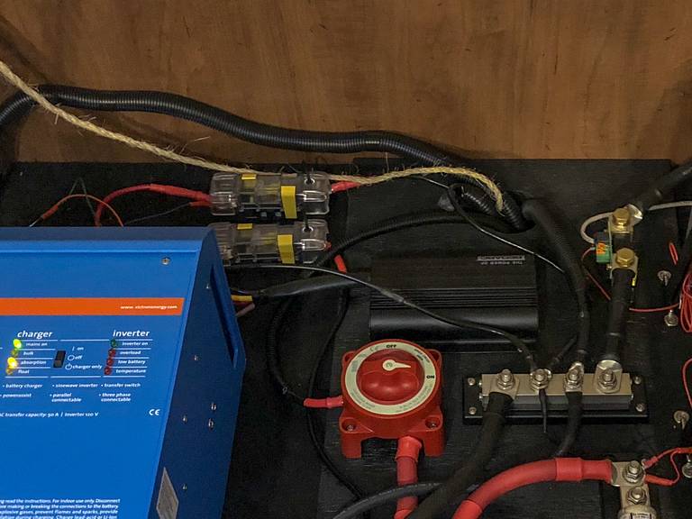 Completed charger install