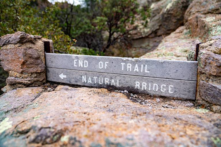 End of Trail - Natural Bridge