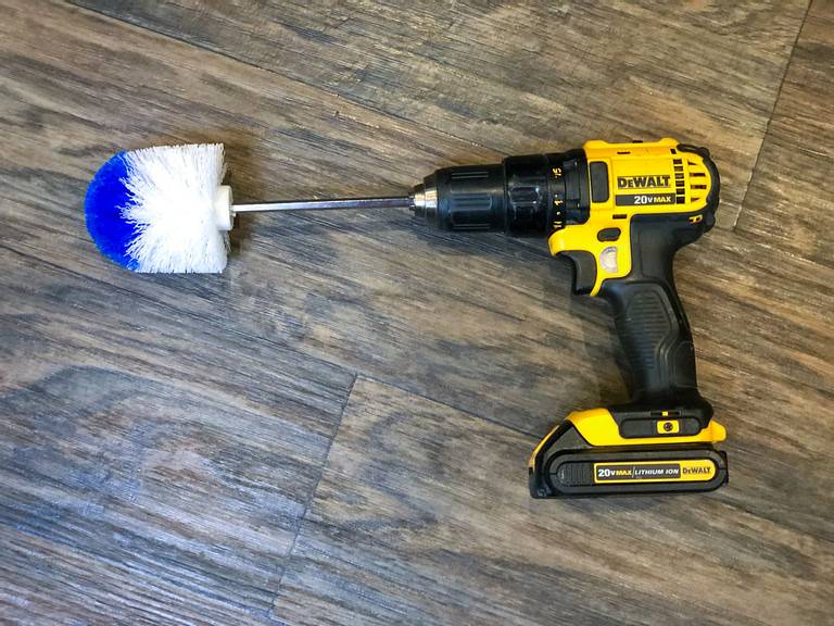 Electric Drill Stainless Steel Mug Cleaning