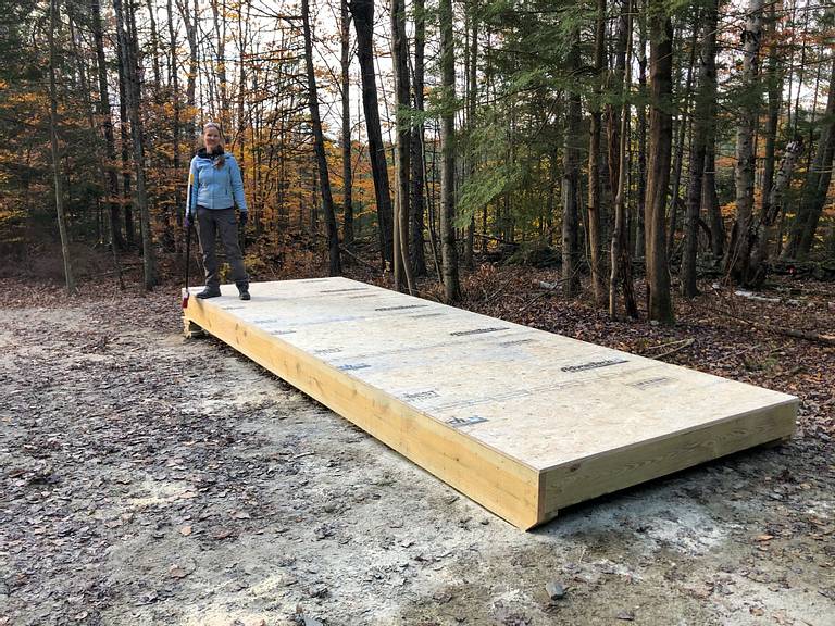 Solar Kiln Subfloor Assembly