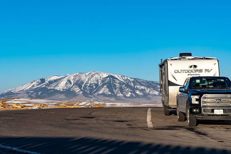 Wyoming Mountains Rest Stop
