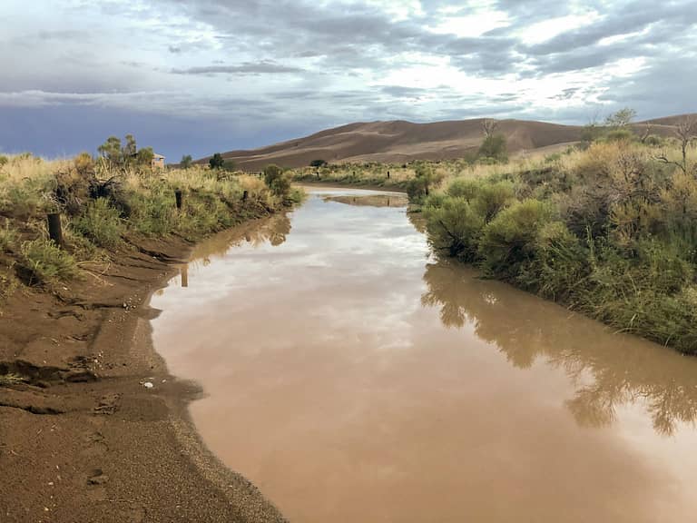 Medano Pass Road Flooding