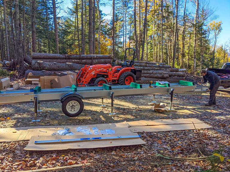 Sawmill Log Pile