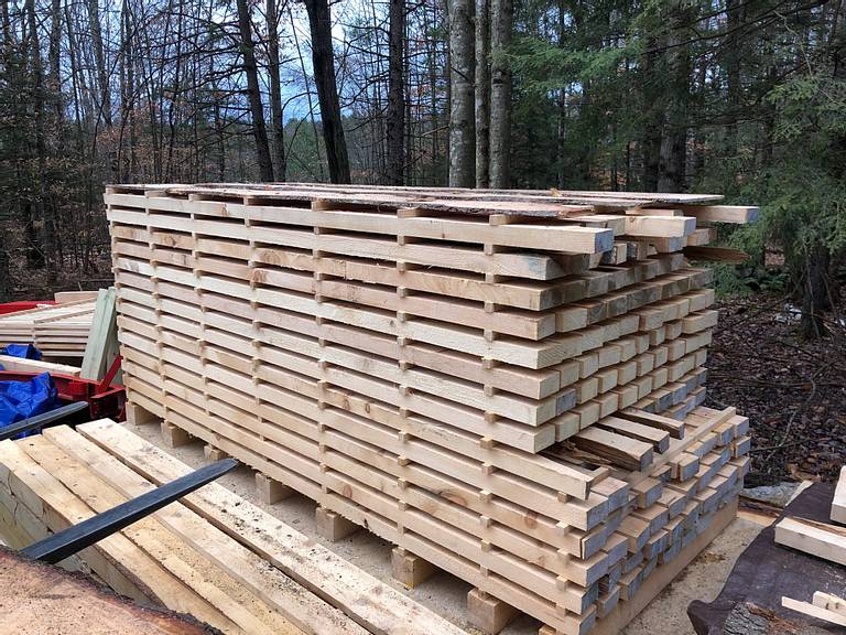 Stack of 2x4s