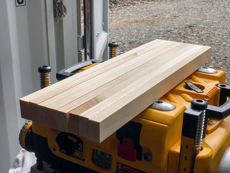 Planing Pine Boards