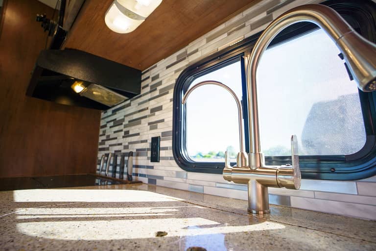 RV Kitchen Backsplash