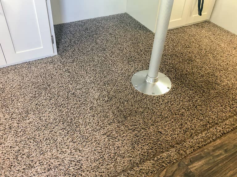 RV Slide Carpet Cleaning