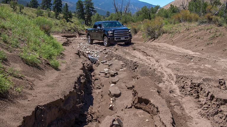Medano Pass Road Destroyed