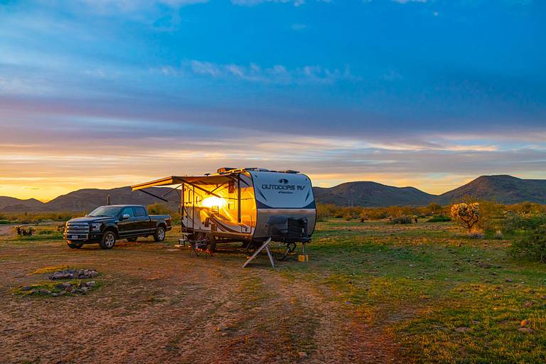 Boondocking in Arizona