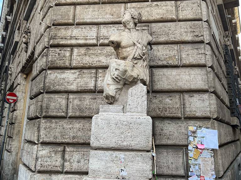 Statue called Pasquino